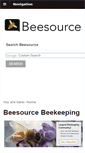 Mobile Screenshot of beesource.com