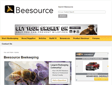 Tablet Screenshot of beesource.com